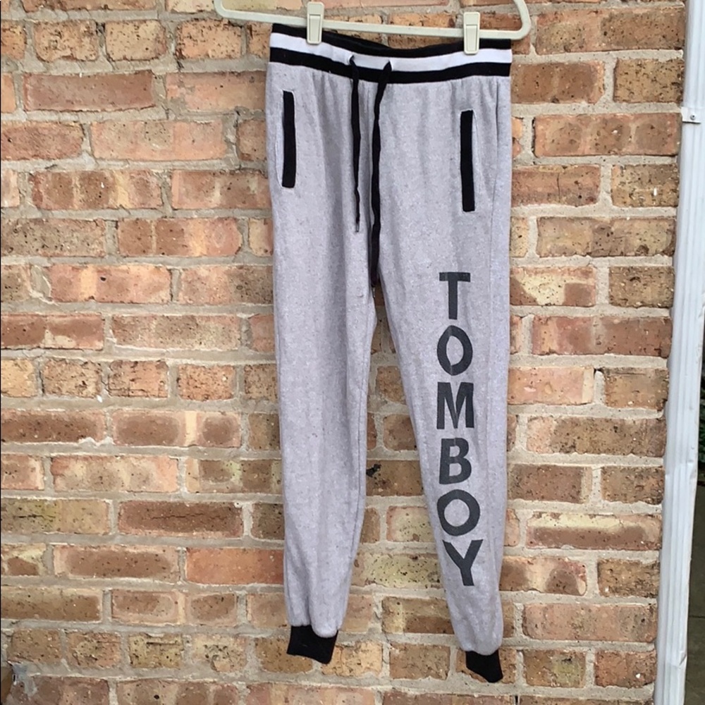 grey joggers